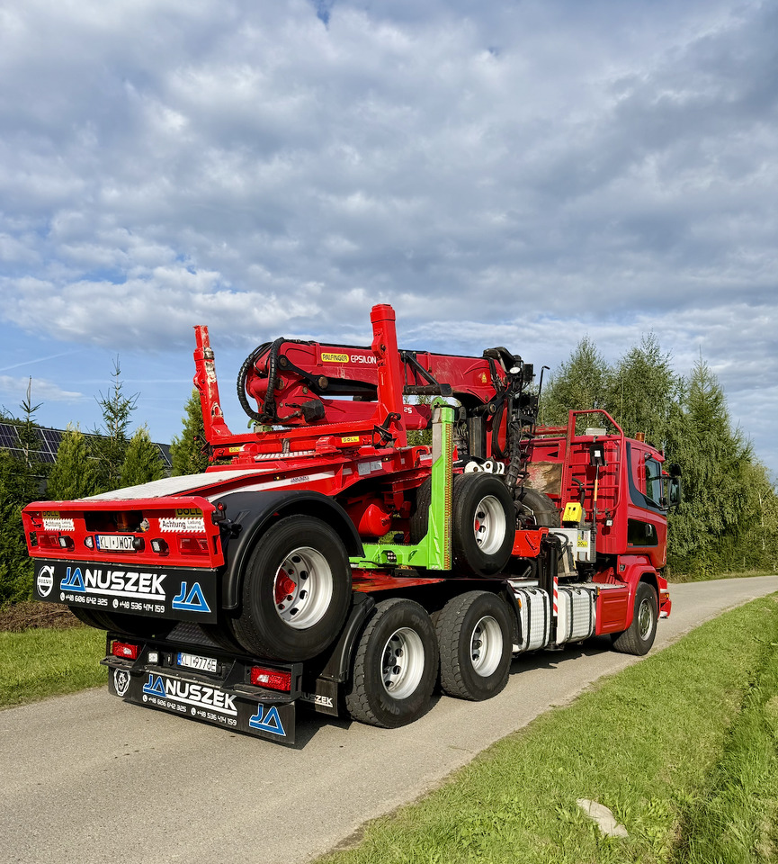 SCANIA R580 - Камион за дърва, Камион с кран: снимка 5 SCANIA R580 - Камион за дърва, Камион с кран: снимка 5