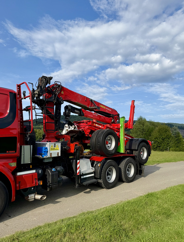 SCANIA R580 - Камион за дърва, Камион с кран: снимка 3 SCANIA R580 - Камион за дърва, Камион с кран: снимка 3
