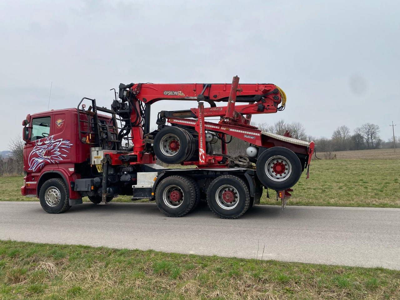 SCANIA R620 - Камион за дърва, Камион с кран: снимка 2 SCANIA R620 - Камион за дърва, Камион с кран: снимка 2