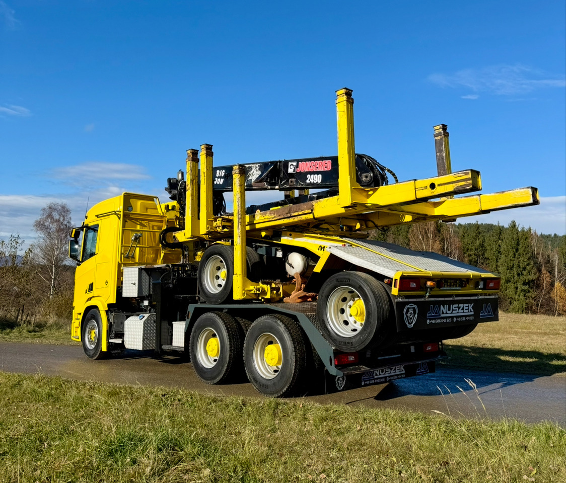 SCANIA R650 - Камион за дърва, Камион с кран: снимка 4 SCANIA R650 - Камион за дърва, Камион с кран: снимка 4