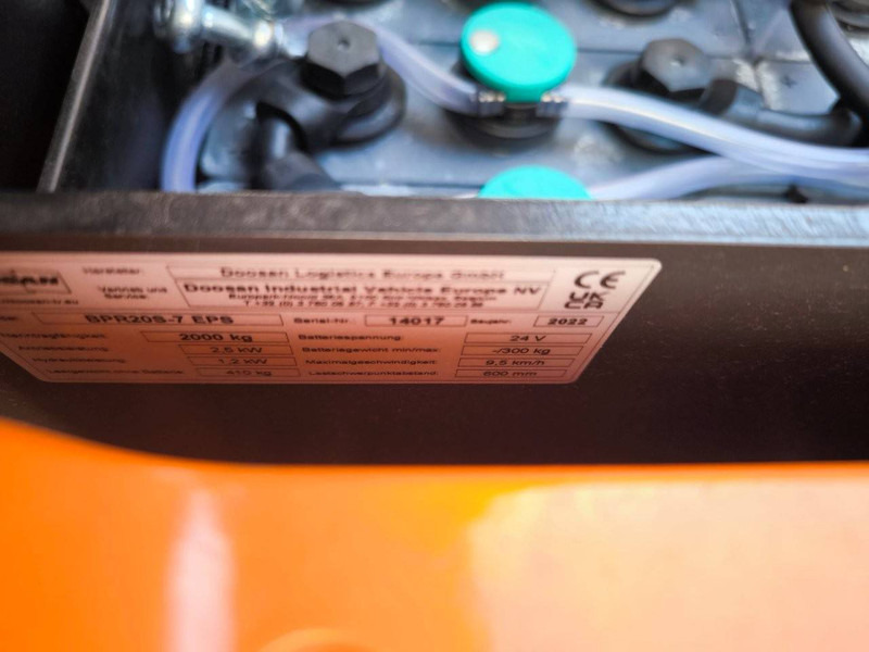 Doosan BPR208-7 EPS - Палетна количка: снимка 4 Doosan BPR208-7 EPS - Палетна количка: снимка 4