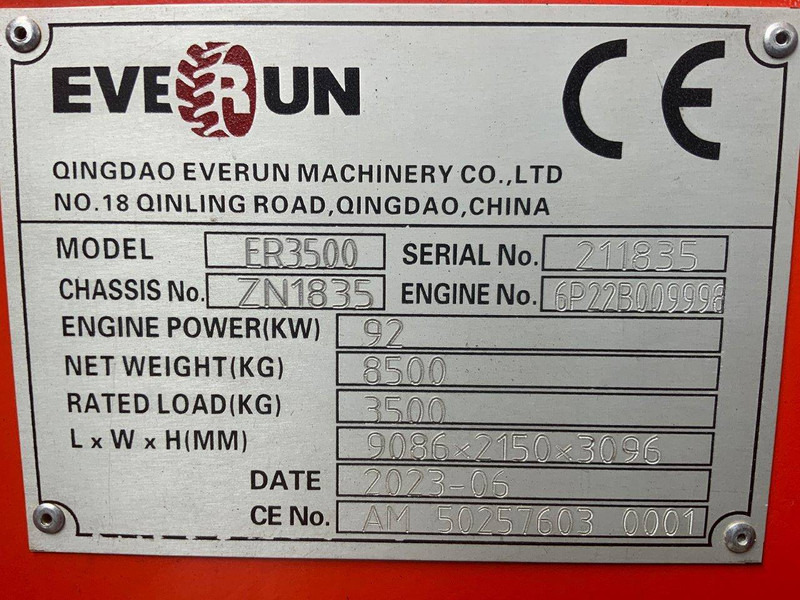 Нови Колесен товарач Everun ER3500: снимка 18