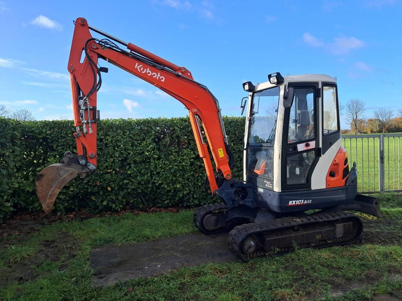 Kubota KX101-302 - Верижен багер: снимка 1 Kubota KX101-302 - Верижен багер: снимка 1