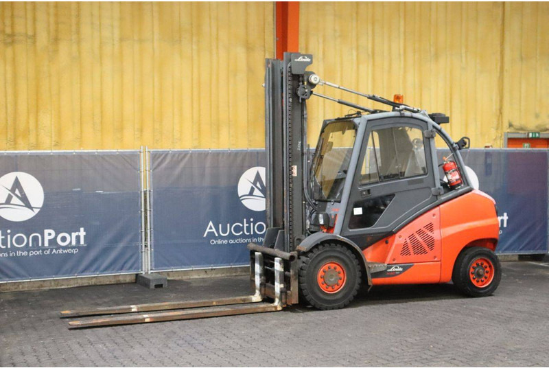 Дизелов мотокар Linde H50D-02: снимка 9