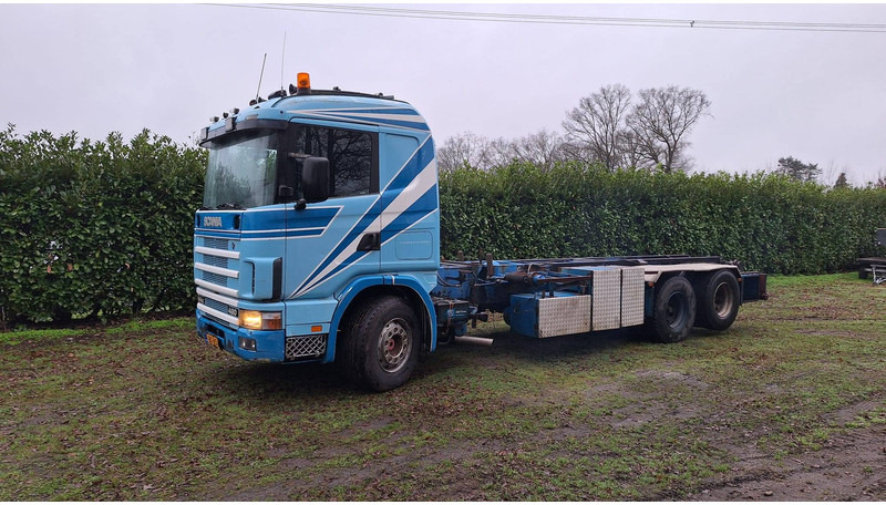 Scania 144 460 V8 - Контейнеровоз/ Сменна каросерия камион: снимка 1 Scania 144 460 V8 - Контейнеровоз/ Сменна каросерия камион: снимка 1