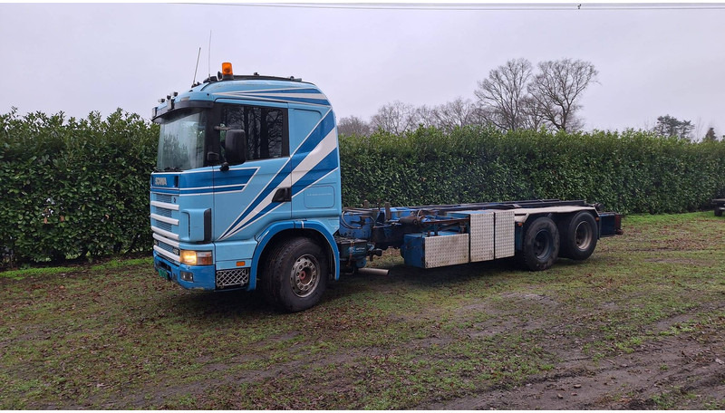 Scania 144 460 V8 - Контейнеровоз/ Сменна каросерия камион: снимка 2 Scania 144 460 V8 - Контейнеровоз/ Сменна каросерия камион: снимка 2