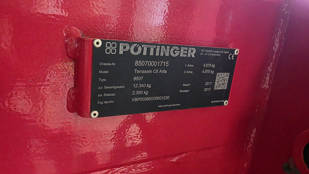 PÖTTINGER Terrasem C6 Artis - Комбинирана сеялка: снимка 4 PÖTTINGER Terrasem C6 Artis - Комбинирана сеялка: снимка 4