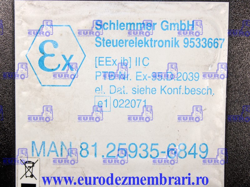CALCULATOR ADR MAN TGX TGA 81.25935.6849, 81.25935.6806 - Блок за управление за Камион: снимка 2 CALCULATOR ADR MAN TGX TGA 81.25935.6849, 81.25935.6806 - Блок за управление за Камион: снимка 2