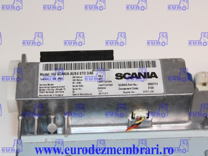 ELEMENT BORD UNITATE MULTIMEDIA SCANIA NGS 2583774, 2594721, 2735760, 2635711, 2783088, 2819278, 2819281 - Табло за Камион: снимка 3 ELEMENT BORD UNITATE MULTIMEDIA SCANIA NGS 2583774, 2594721, 2735760, 2635711, 2783088, 2819278, 2819281 - Табло за Камион: снимка 3