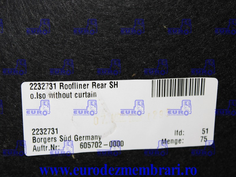 ELEMENT INTERIOR CABINA DAF XF XG 2232731 - Кабина и интериор за Камион: снимка 3 ELEMENT INTERIOR CABINA DAF XF XG 2232731 - Кабина и интериор за Камион: снимка 3