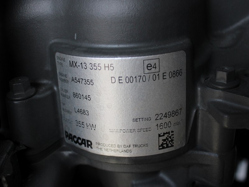 MOTOR DAF XF XG MX-13 355 H5 480CP EURO 6 2249867 - Двигател за Камион: снимка 5 MOTOR DAF XF XG MX-13 355 H5 480CP EURO 6 2249867 - Двигател за Камион: снимка 5