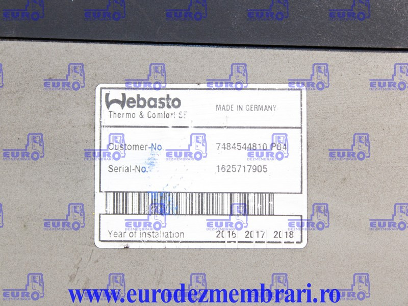 SIROCOU RENAULT T AIR TOP EVO 2000 7484544810 - Отопление/ Вентилация за Камион: снимка 4 SIROCOU RENAULT T AIR TOP EVO 2000 7484544810 - Отопление/ Вентилация за Камион: снимка 4