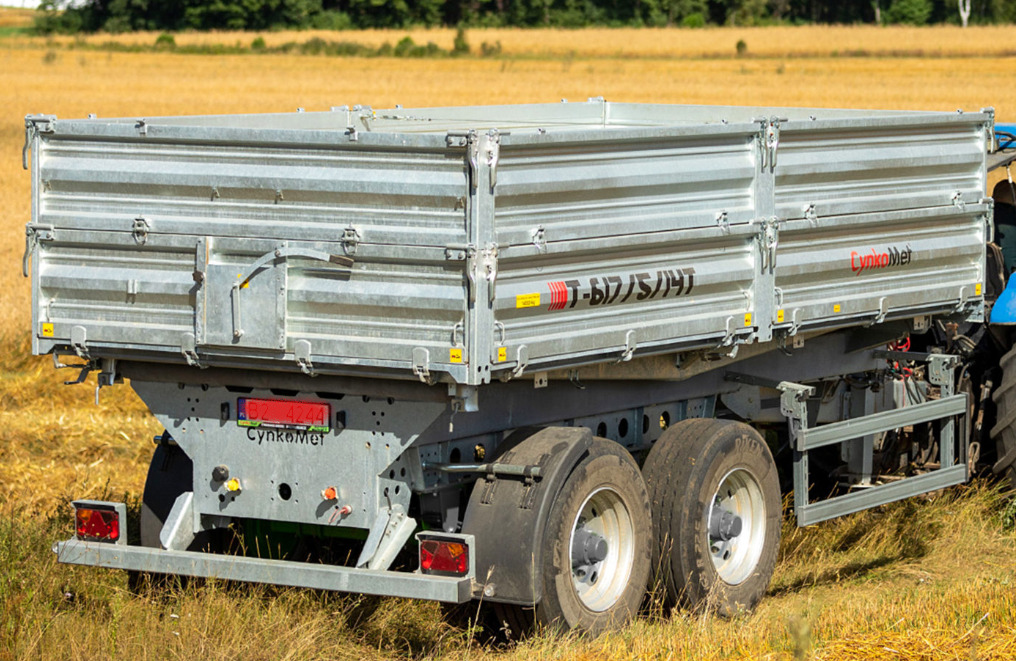 Cynkomet Przyczepa Tandem 15,5 t / Tandemanhänger / Tandem trailer / Тандемный прицеп - Селскостопанско ремарке самосвал: снимка 1 Cynkomet Przyczepa Tandem 15,5 t / Tandemanhänger / Tandem trailer / Тандемный прицеп - Селскостопанско ремарке самосвал: снимка 1