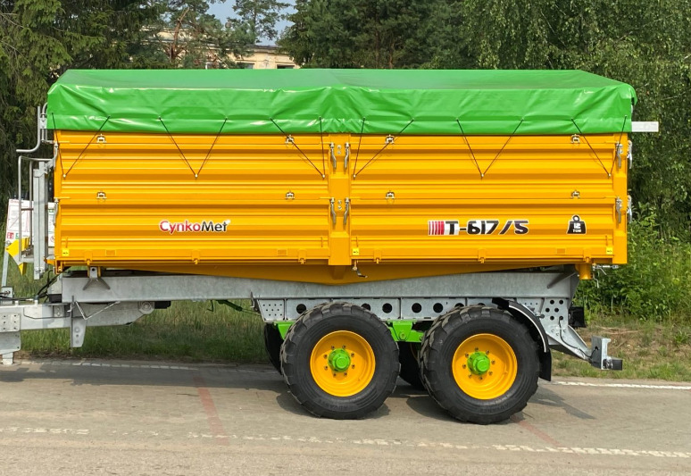 Cynkomet Przyczepa Tandem 15,5 t / Tandemanhänger / Tandem trailer / Тандемный прицеп - Селскостопанско ремарке самосвал: снимка 3 Cynkomet Przyczepa Tandem 15,5 t / Tandemanhänger / Tandem trailer / Тандемный прицеп - Селскостопанско ремарке самосвал: снимка 3