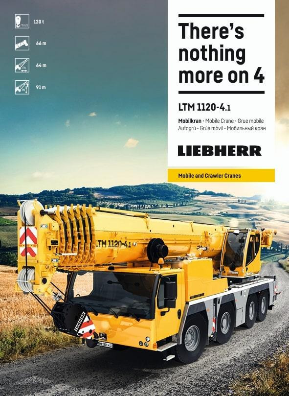 Liebherr LTM 1120-4.1 (21 - 090 556) - hydr. DKS - Автокран: снимка 1 Liebherr LTM 1120-4.1 (21 - 090 556) - hydr. DKS - Автокран: снимка 1