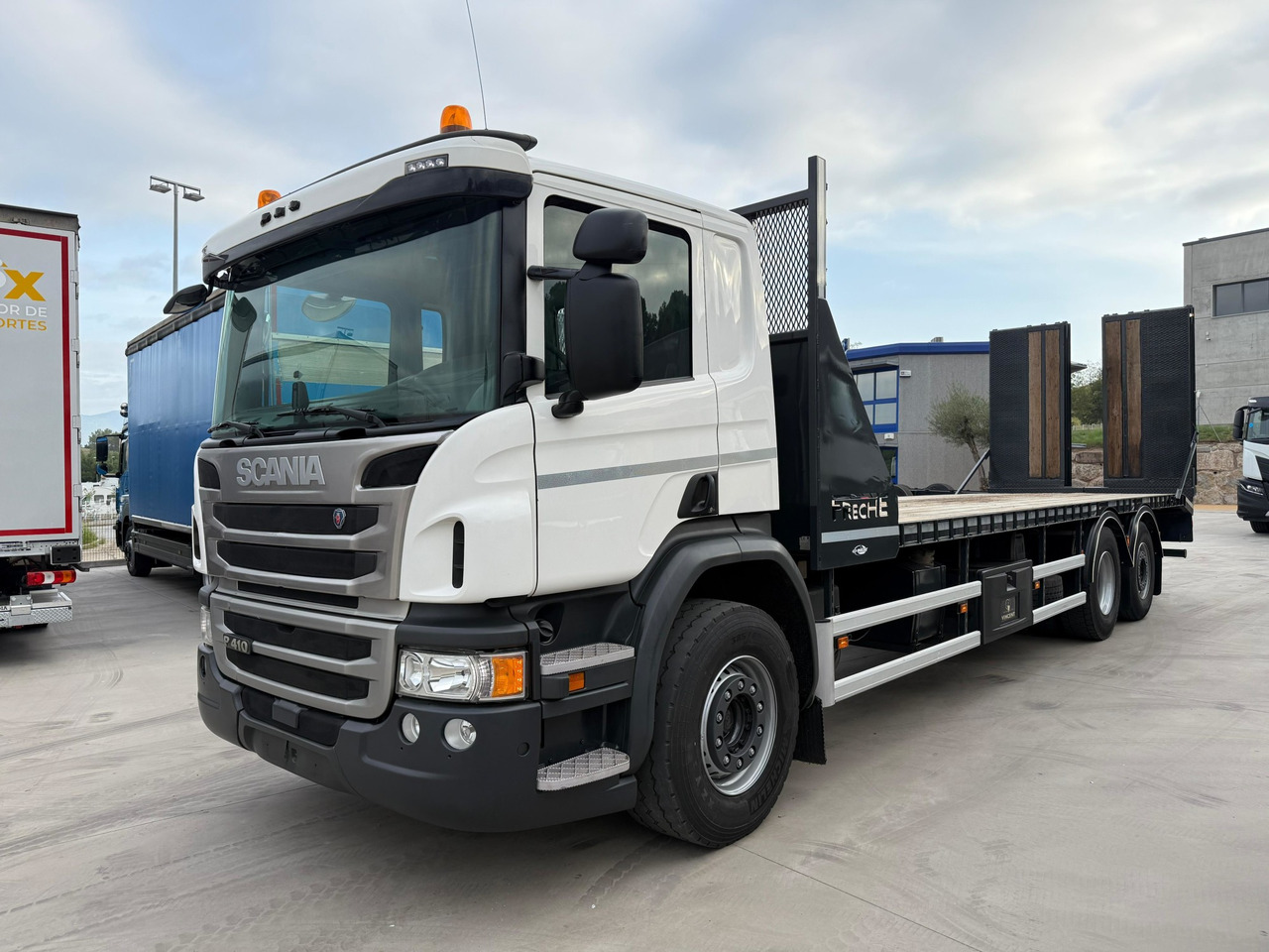 SCANIA P410 E6 (Platform) - Автовоз камион: снимка 1 SCANIA P410 E6 (Platform) - Автовоз камион: снимка 1