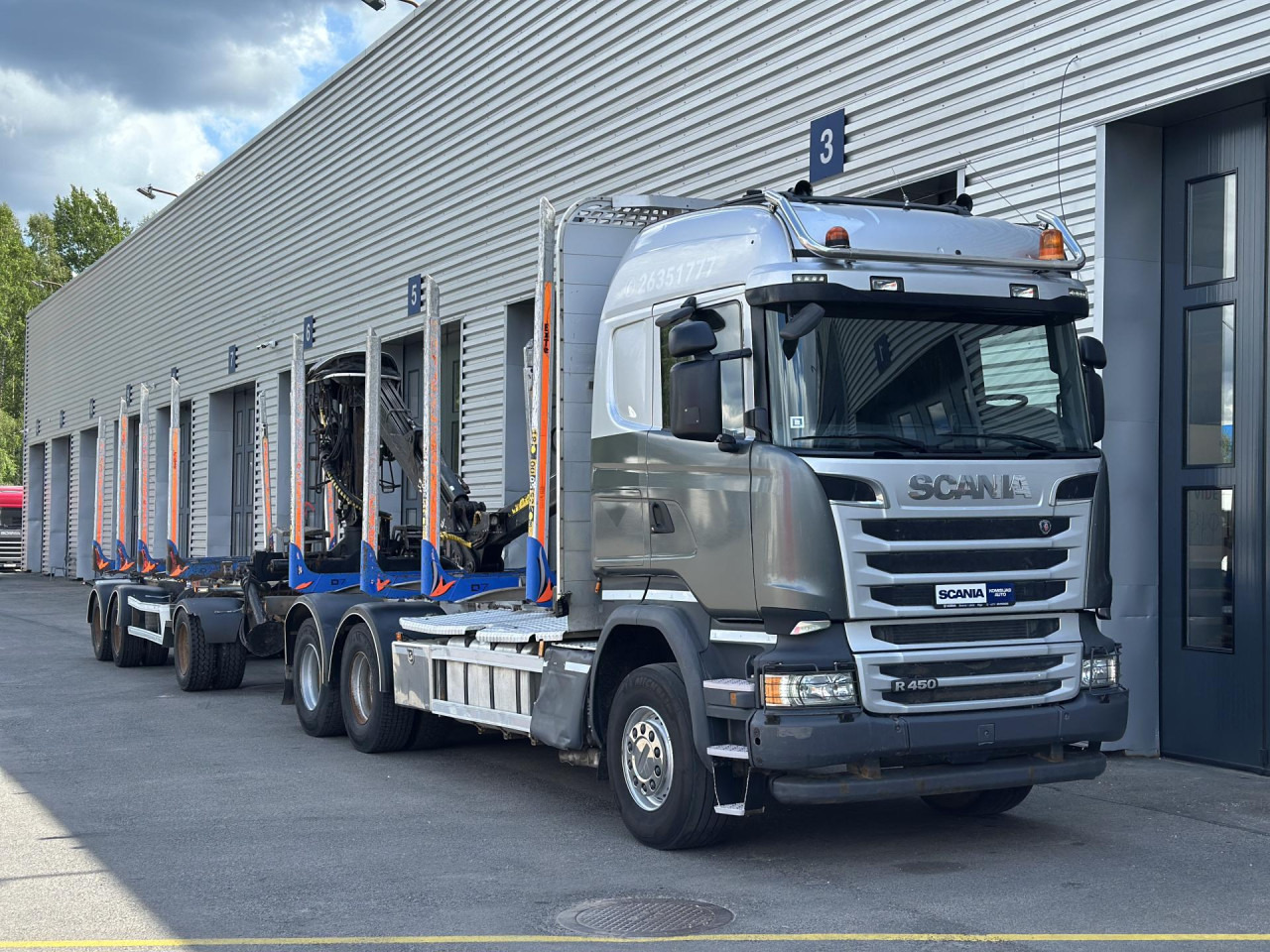 SCANIA R 450 CB6x4HHA - Шаси кабина: снимка 1 SCANIA R 450 CB6x4HHA - Шаси кабина: снимка 1