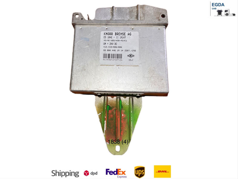 KNORR-BREMSE 412.415/006/006 0004461914 4S/4K ABS/ASR - Блок за управление: снимка 1 KNORR-BREMSE 412.415/006/006 0004461914 4S/4K ABS/ASR - Блок за управление: снимка 1