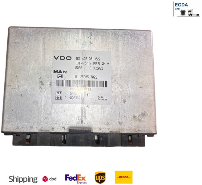 MAN VDO Elektronik FFR 461470001022 81.25805.7022 - Блок за управление: снимка 1 MAN VDO Elektronik FFR 461470001022 81.25805.7022 - Блок за управление: снимка 1