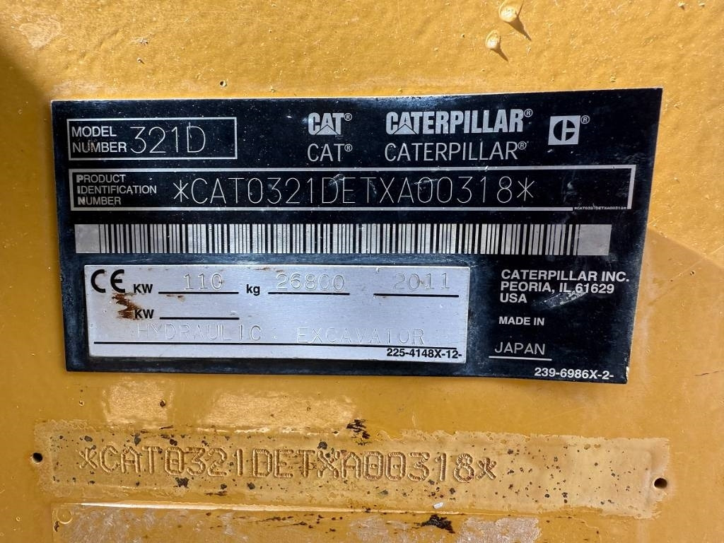 CAT 321 D LCR - Верижен багер: снимка 2 CAT 321 D LCR - Верижен багер: снимка 2