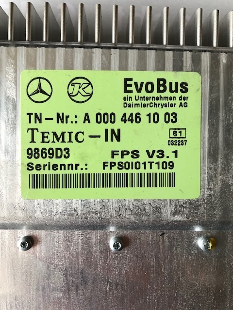 MERCEDES-BENZ Temic - Блок за управление за Градски автобус: снимка 1 MERCEDES-BENZ Temic - Блок за управление за Градски автобус: снимка 1