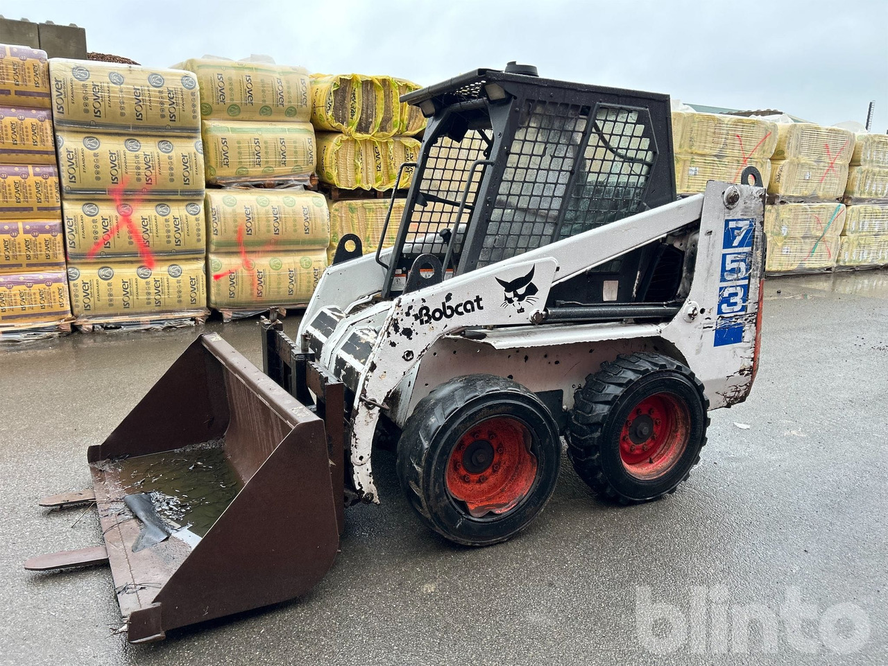 Bobcat 753 - 2 Redskap - Мини челен товарач: снимка 1 Bobcat 753 - 2 Redskap - Мини челен товарач: снимка 1