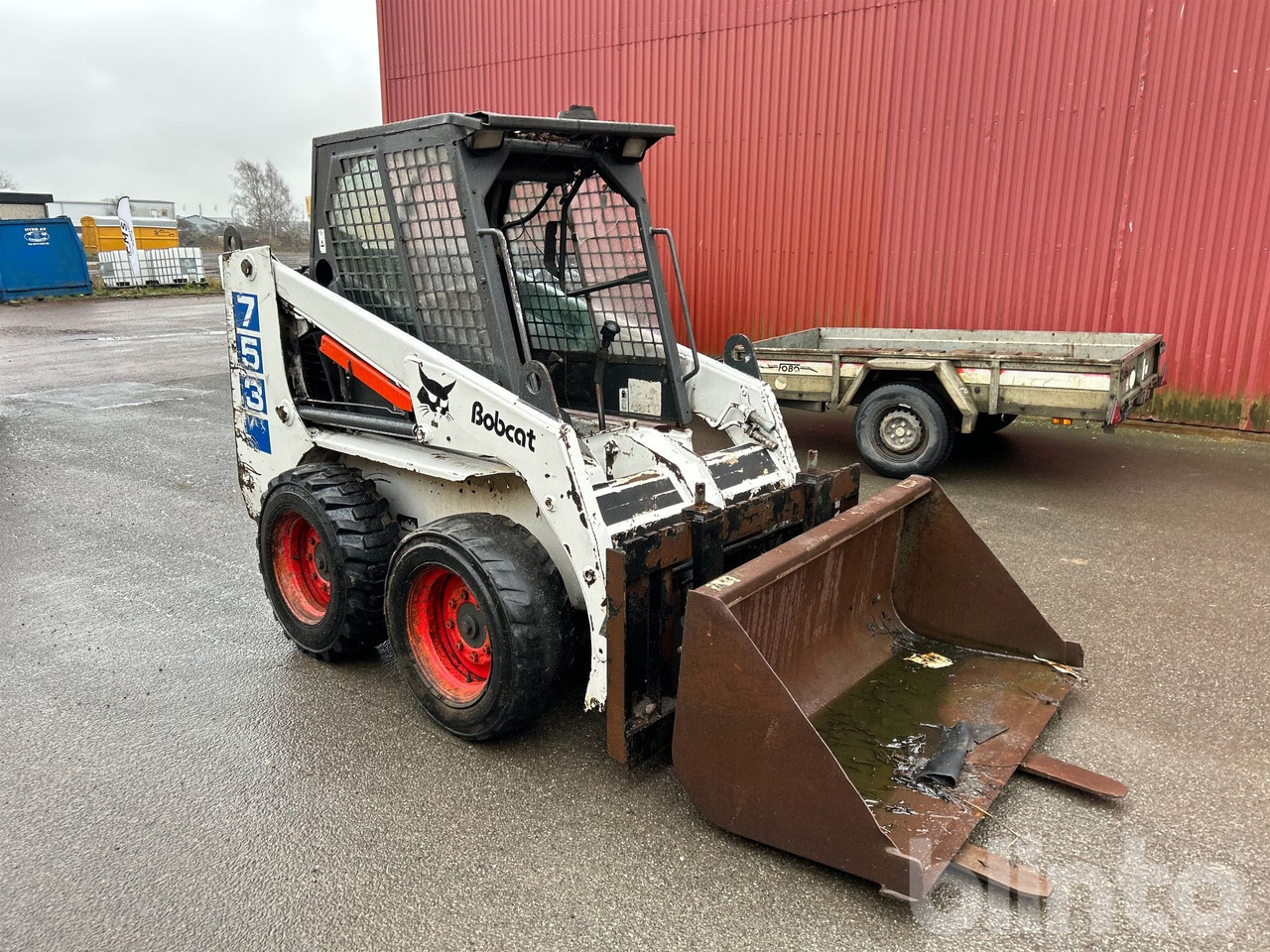 Bobcat 753 - 2 Redskap - Мини челен товарач: снимка 3 Bobcat 753 - 2 Redskap - Мини челен товарач: снимка 3