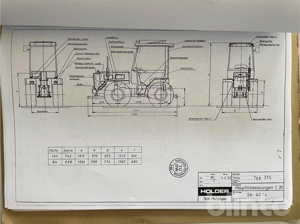 Трактор Holder C 30 (1992): снимка 34 Трактор Holder C 30 (1992): снимка 34