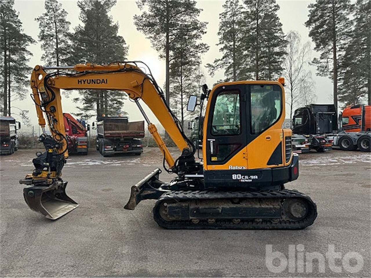 Hyundai Robex 80CR-9A - Верижен багер: снимка 2 Hyundai Robex 80CR-9A - Верижен багер: снимка 2