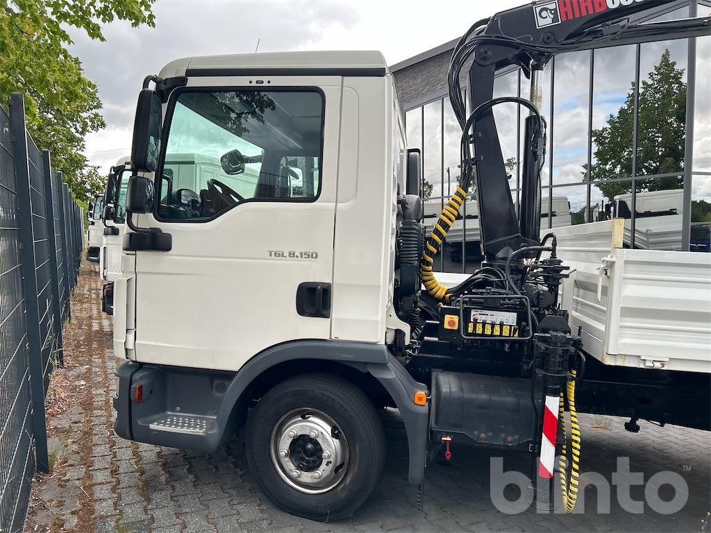 MAN TGL 8.150, Dreiseiten Kipper mit Hiab Kran 060.3 (2016) - Самосвал камион, Камион с кран: снимка 2 MAN TGL 8.150, Dreiseiten Kipper mit Hiab Kran 060.3 (2016) - Самосвал камион, Камион с кран: снимка 2