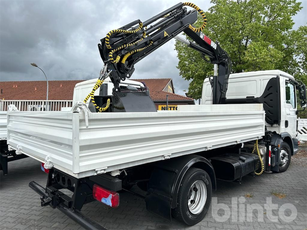 MAN TGL 8.150, Dreiseiten Kipper mit Hiab Kran 060.3 (2016) - Самосвал камион, Камион с кран: снимка 4 MAN TGL 8.150, Dreiseiten Kipper mit Hiab Kran 060.3 (2016) - Самосвал камион, Камион с кран: снимка 4