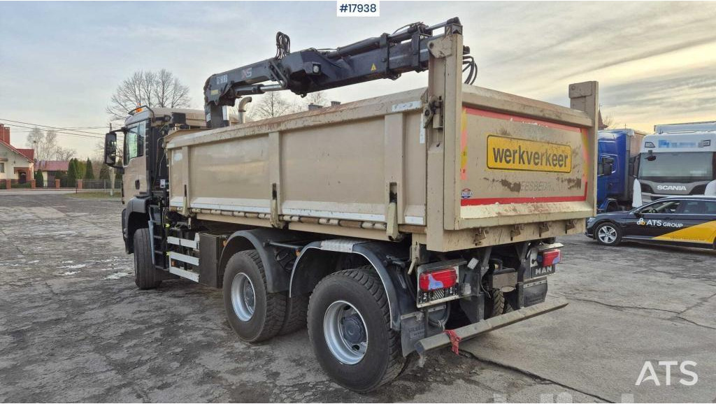 MAN TGS 33.400 (2009) - Самосвал камион, Камион с кран: снимка 4 MAN TGS 33.400 (2009) - Самосвал камион, Камион с кран: снимка 4