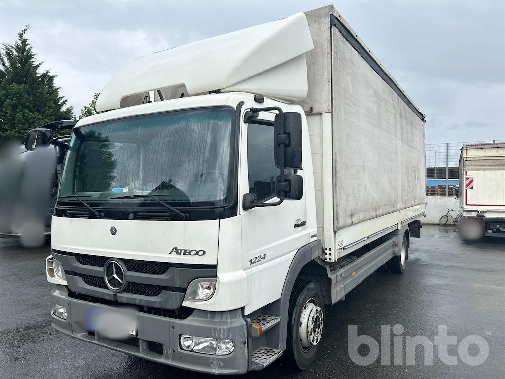 Mercedes Benz Atego 1224 - Камион с брезент: снимка 1 Mercedes Benz Atego 1224 - Камион с брезент: снимка 1