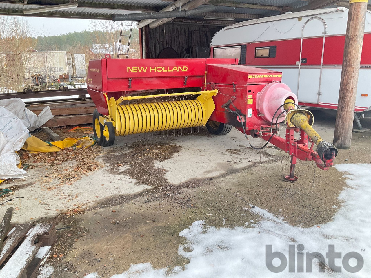 Сламопреса за квадратни бали New Holland 377: снимка 6 Сламопреса за квадратни бали New Holland 377: снимка 6