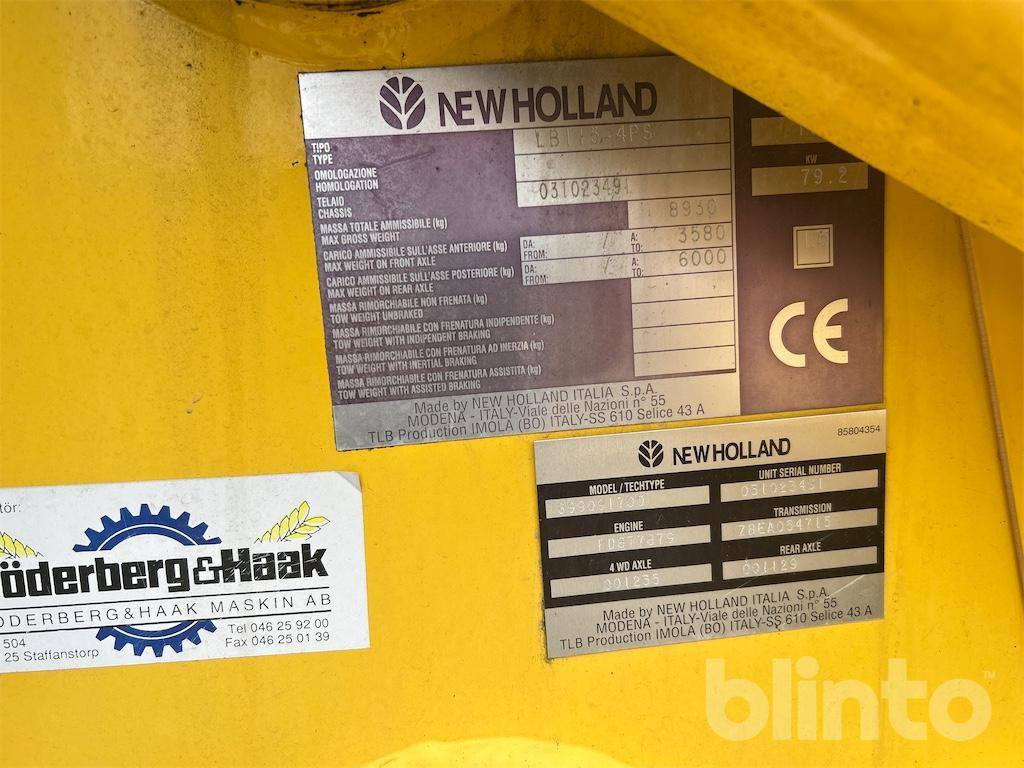Багер-товарач New Holland LB115 4WD: снимка 32