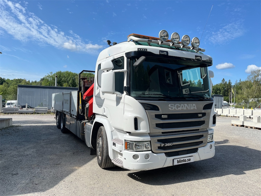 SCANIA P360LB6X2*4HNB - Бордови камион, Камион с кран: снимка 3 SCANIA P360LB6X2*4HNB - Бордови камион, Камион с кран: снимка 3