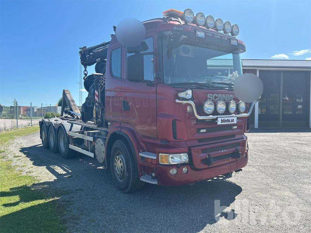 Scania R480L 8X4 - Мултилифт с кука камион, Камион с кран: снимка 3 Scania R480L 8X4 - Мултилифт с кука камион, Камион с кран: снимка 3