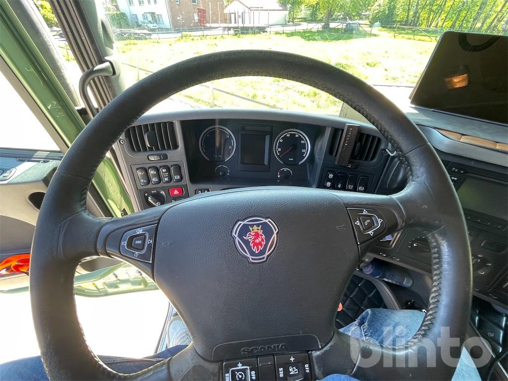 Камион за дърва, Камион с кран Scania R580 6x4: снимка 25