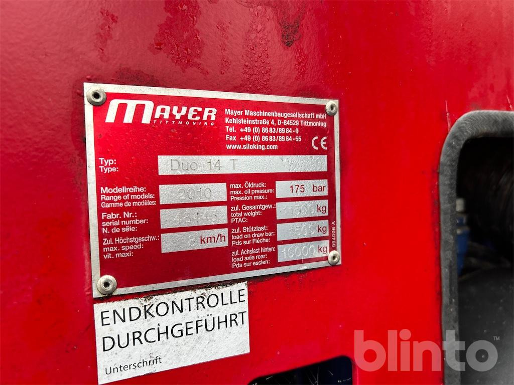 Siloking Duo 14 T (2010) - Миксер-вагон: снимка 5 Siloking Duo 14 T (2010) - Миксер-вагон: снимка 5