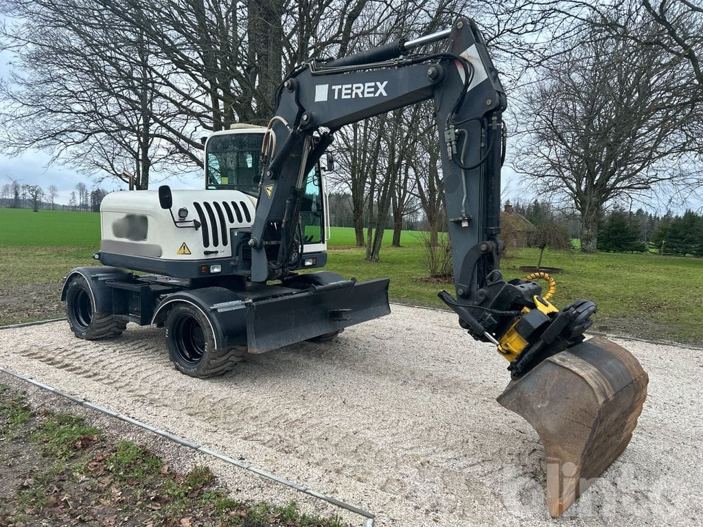 Terex TW85 med planerskopa - Колесен багер: снимка 4 Terex TW85 med planerskopa - Колесен багер: снимка 4