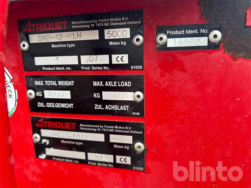Trioliet Solomix 2-1200 - Миксер-вагон: снимка 5 Trioliet Solomix 2-1200 - Миксер-вагон: снимка 5