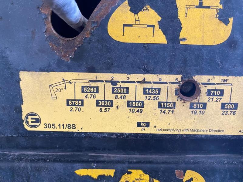 Кран за камион Effer GRUA EFFER 305-11/8S: снимка 8
