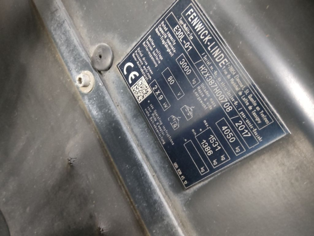 Linde E30L-01 - Електрокар: снимка 5 Linde E30L-01 - Електрокар: снимка 5