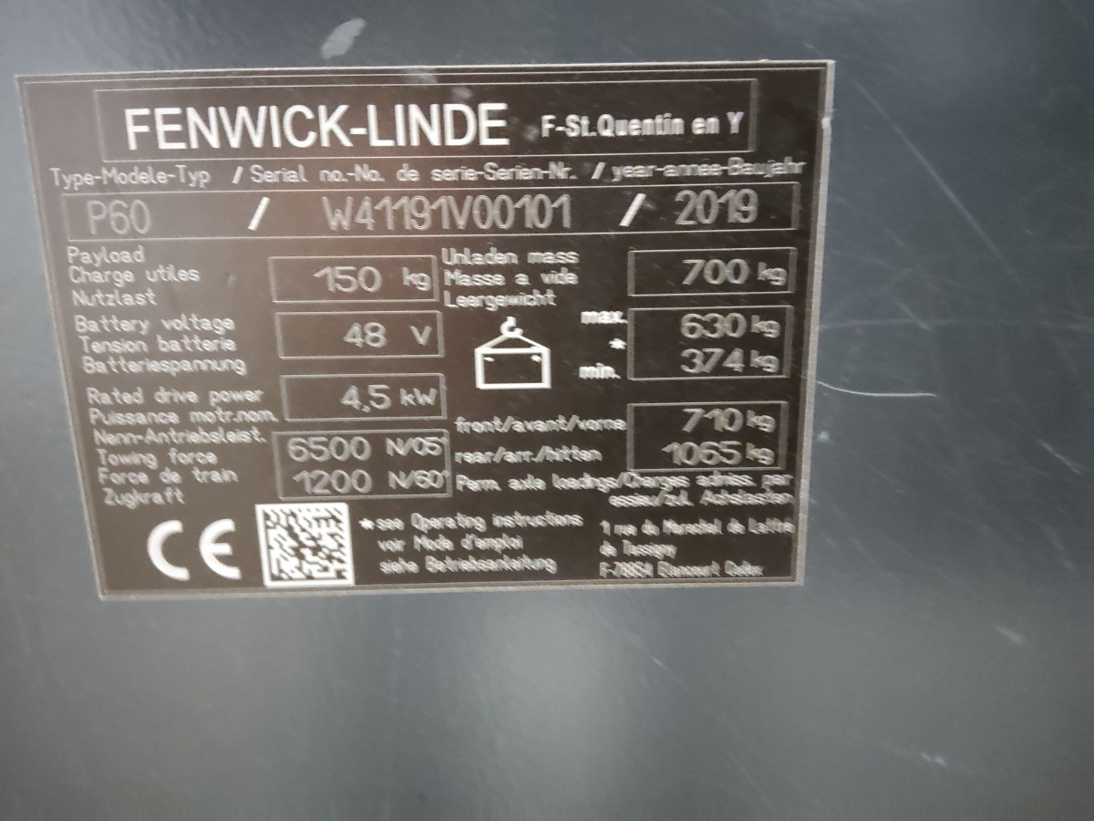 Linde P60 - Електрически влекач: снимка 4 Linde P60 - Електрически влекач: снимка 4