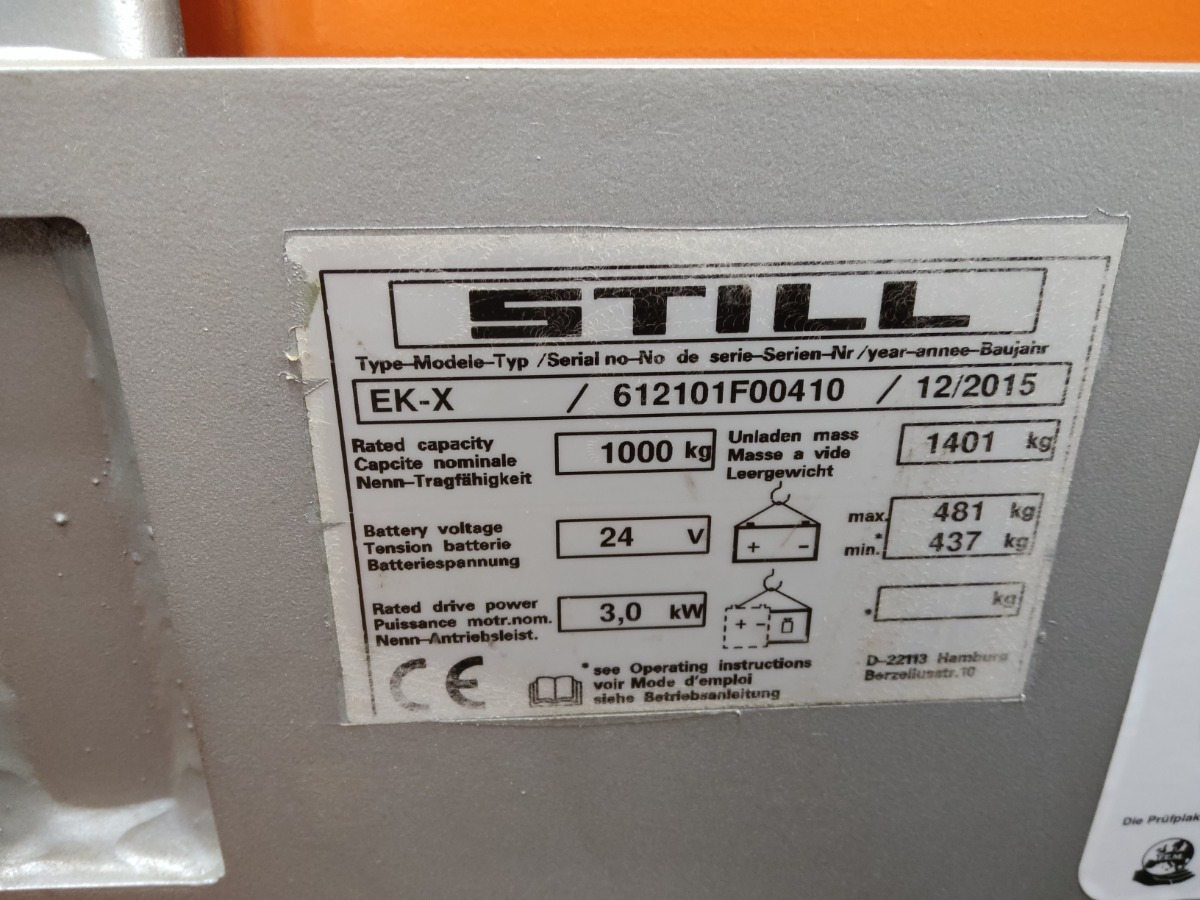 Still EK-X/900MM - Ордер пикър - комисионер: снимка 5 Still EK-X/900MM - Ордер пикър - комисионер: снимка 5
