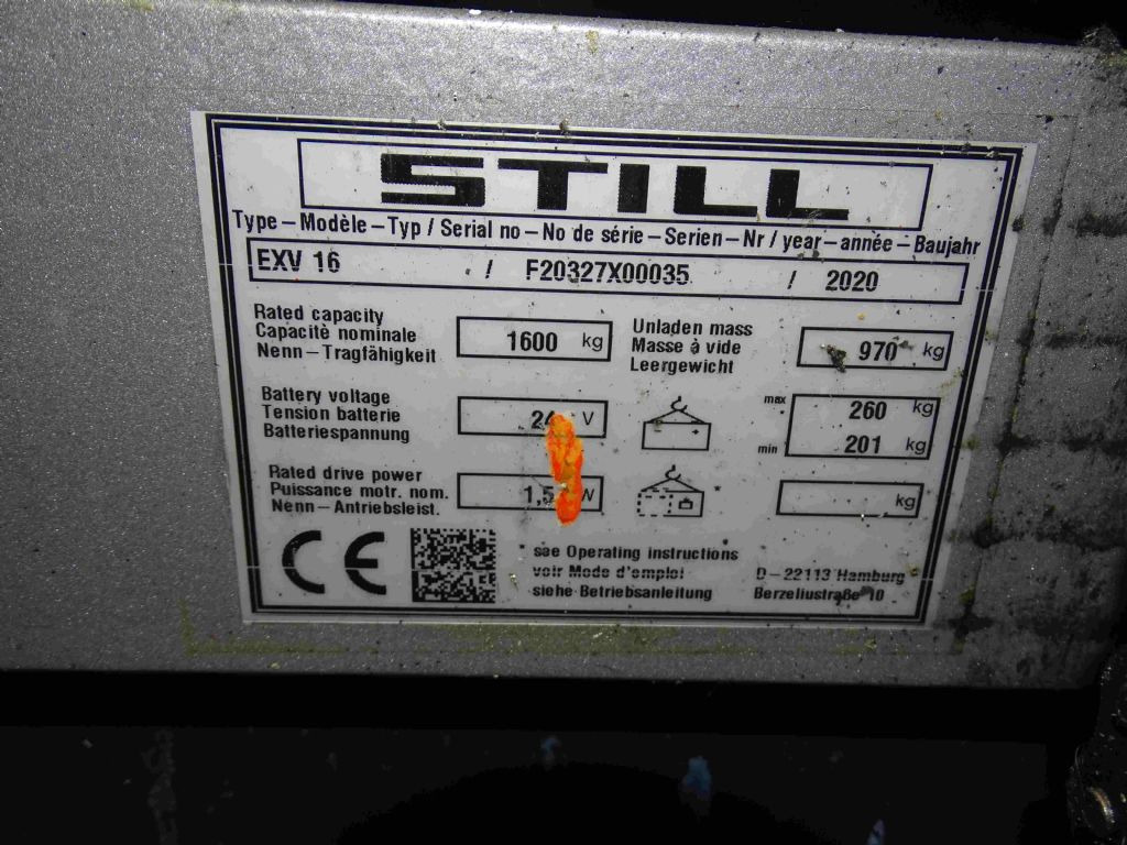 Still EXV16 - Стакер: снимка 5 Still EXV16 - Стакер: снимка 5