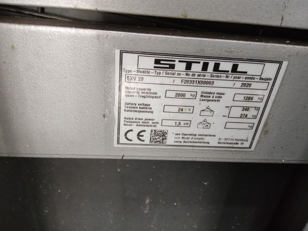 Still EXV20 - Стакер: снимка 5 Still EXV20 - Стакер: снимка 5