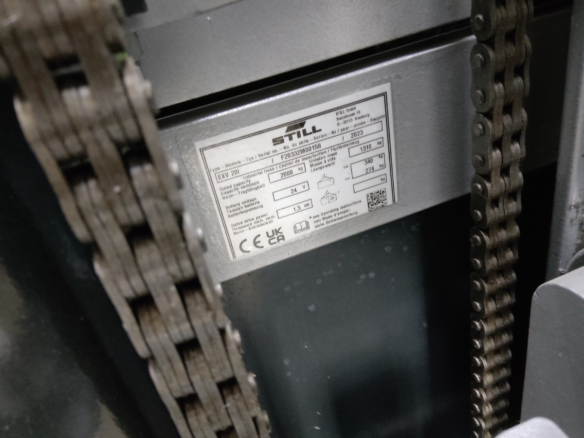 Still EXV20I/BATT.NEU - Стакер: снимка 5 Still EXV20I/BATT.NEU - Стакер: снимка 5