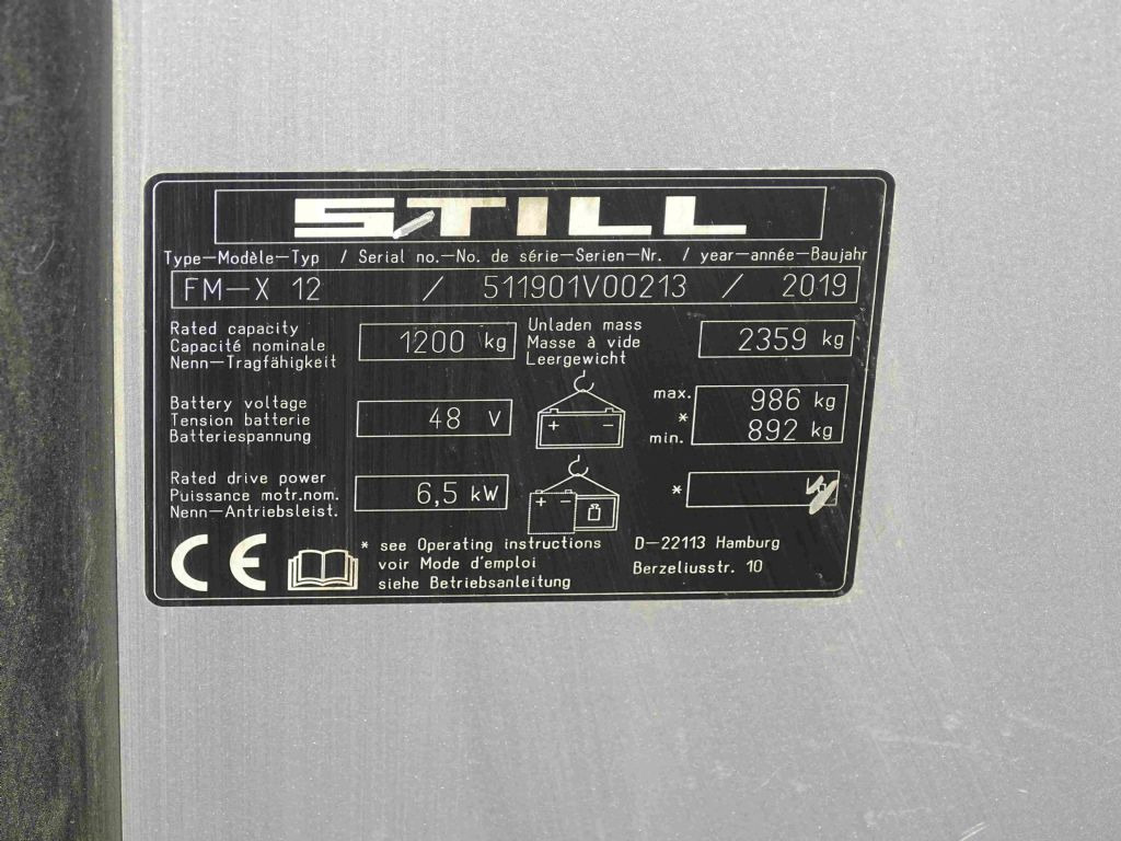 Still FM-X12 - Ричтрак: снимка 5 Still FM-X12 - Ричтрак: снимка 5