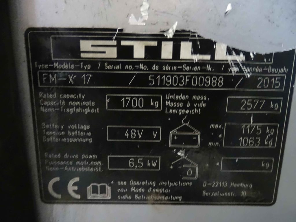 Still FM-X17 - Ричтрак: снимка 5 Still FM-X17 - Ричтрак: снимка 5